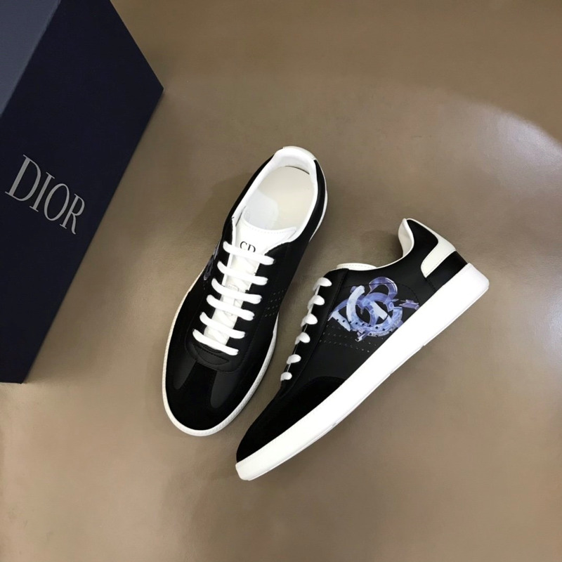 D*or b27 printed low-top sneakers black