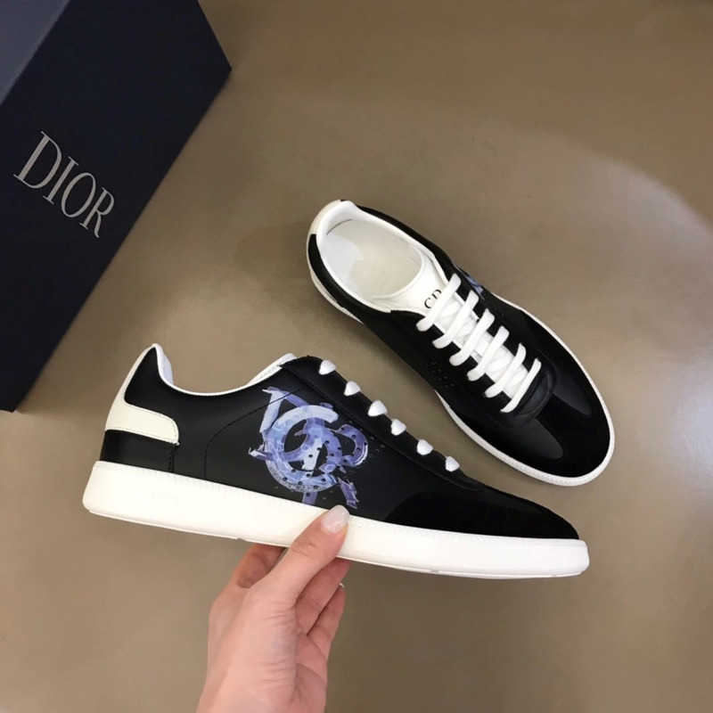 D*or b27 printed low-top sneakers black