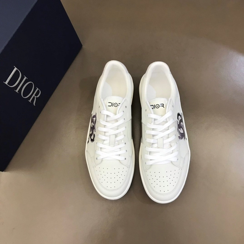 D*or b27 printed low-top sneakers white