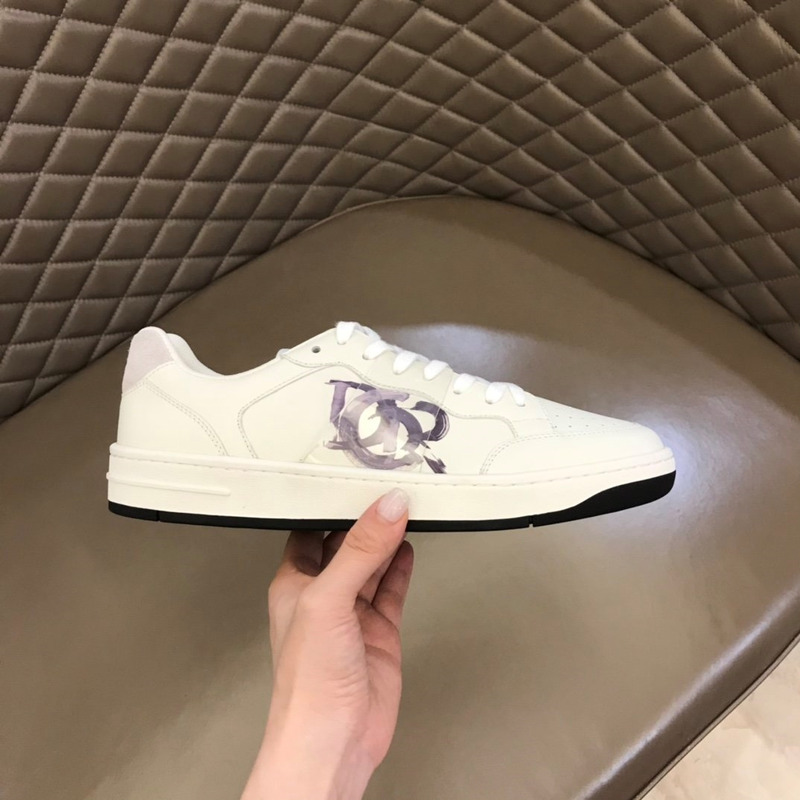 D*or b27 printed low-top sneakers white