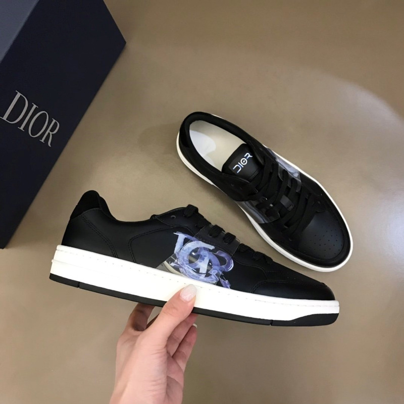 D*or b27 printed low-top sneakers black