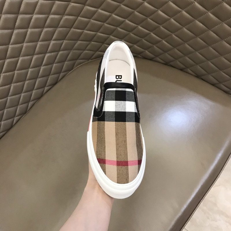 B**rry check cotton sneaker brown