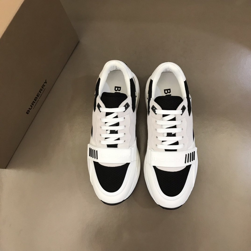 B**rry vintage check cotton sneaker black and white