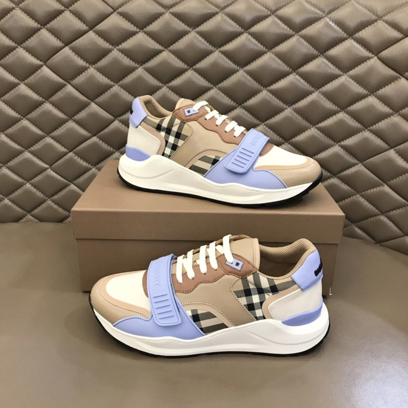 B**rry ramsey sneaker pale blue and soft fawn