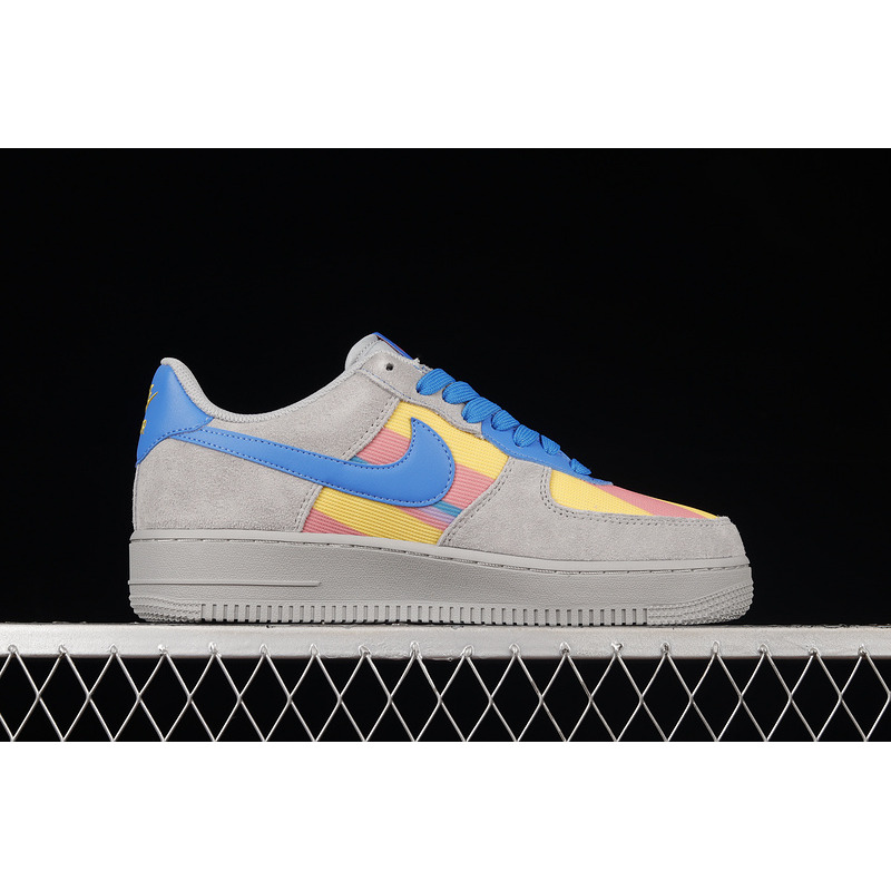 Nike Air Force 1 07 Low Dark Grey Blue Pink DR1314-002