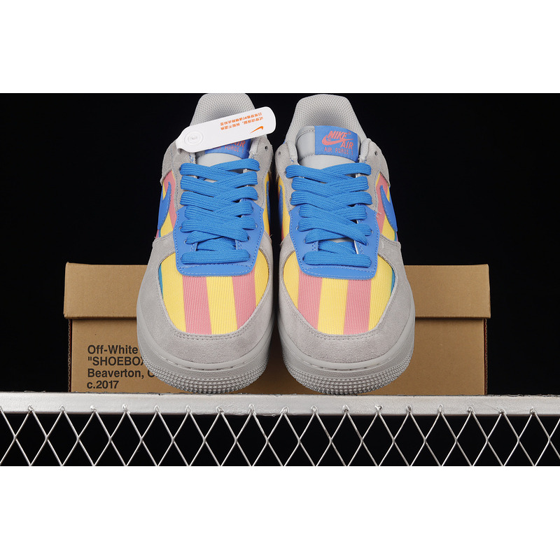 Nike Air Force 1 07 Low Dark Grey Blue Pink DR1314-002