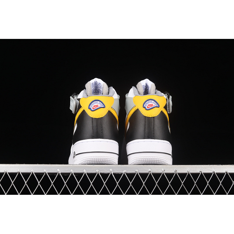 Nike Air Force 1 Mid  Athletic Club White Yellow