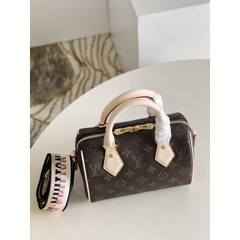 LV Speedy Bandoulière 25 Bag Black 20 x 13.5 x 11.5cm