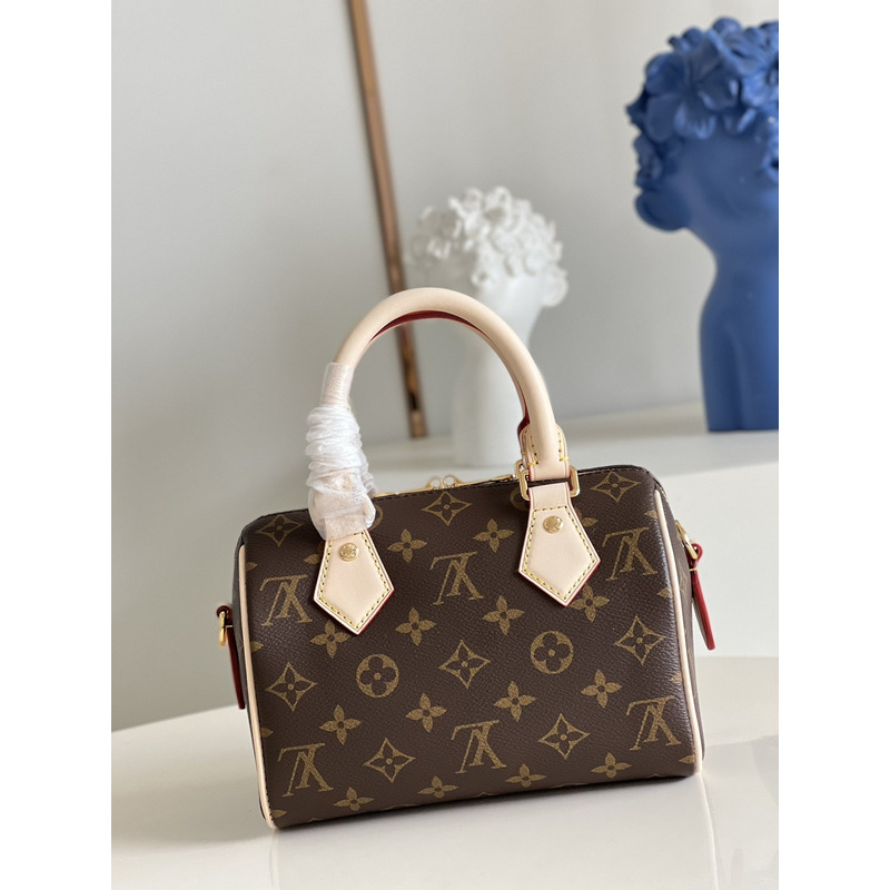 LV Speedy Bandoulière 25 Bag Black 20 x 13.5 x 11.5cm