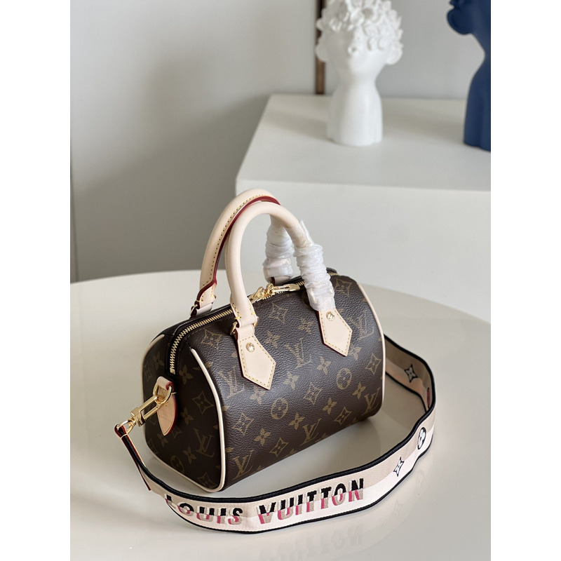 LV Speedy Bandoulière 25 Bag Black 20 x 13.5 x 11.5cm