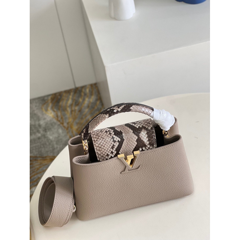 LV Capucines BB Bag Galet