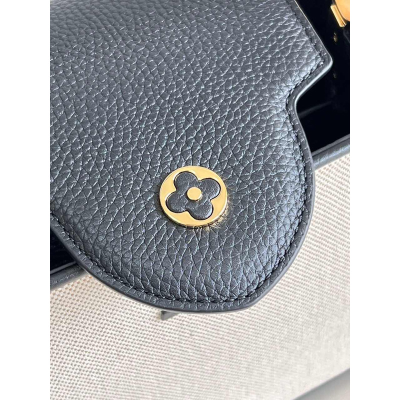 LV Capucines MM Bag Black