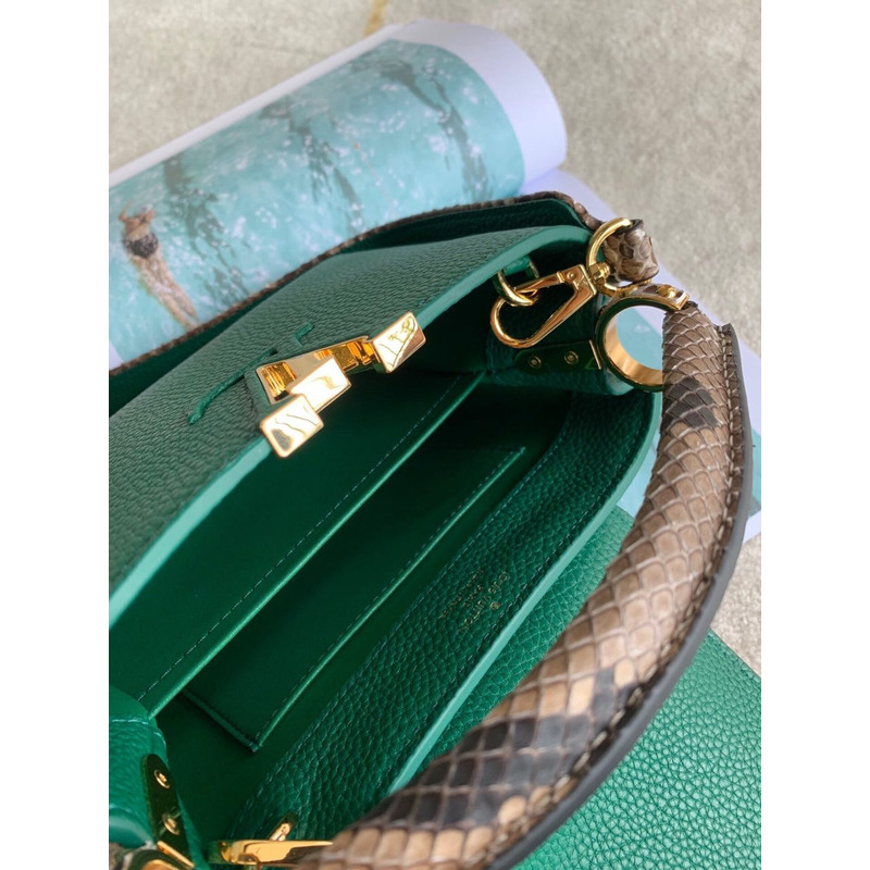 LV Capucines Mini Bag Emeraude