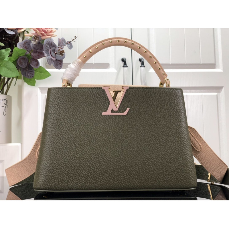 LV Capucines Bag Khaki 31.5 x 20 x 11cm