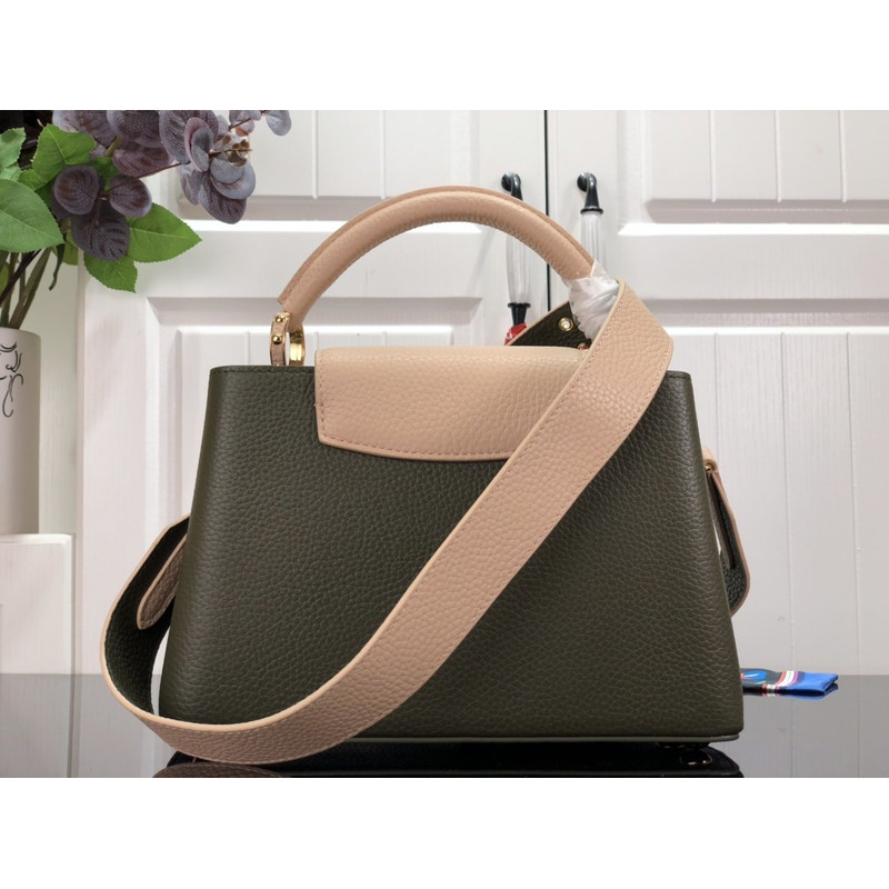 LV Capucines Bag Khaki 27 x 18 x 9cm