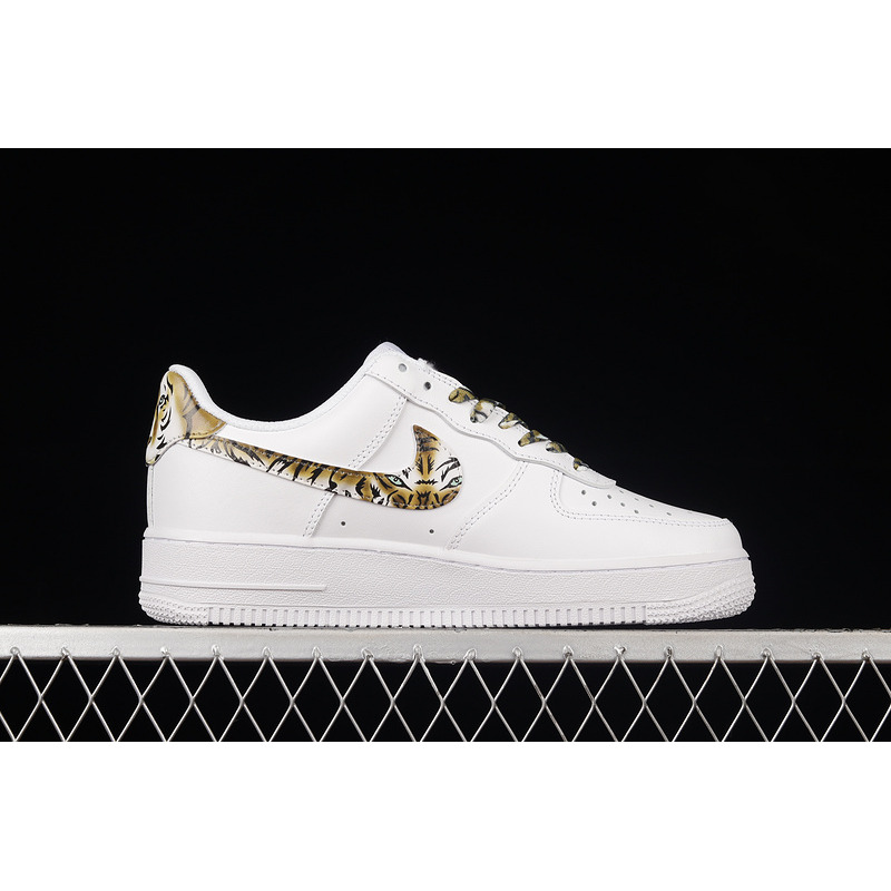 Nike Air Force 1 07 Low ESS White Yellow Brown Tiger CZ0270-108