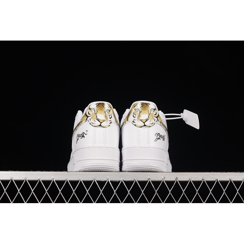 Nike Air Force 1 07 Low ESS White Yellow Brown Tiger CZ0270-108