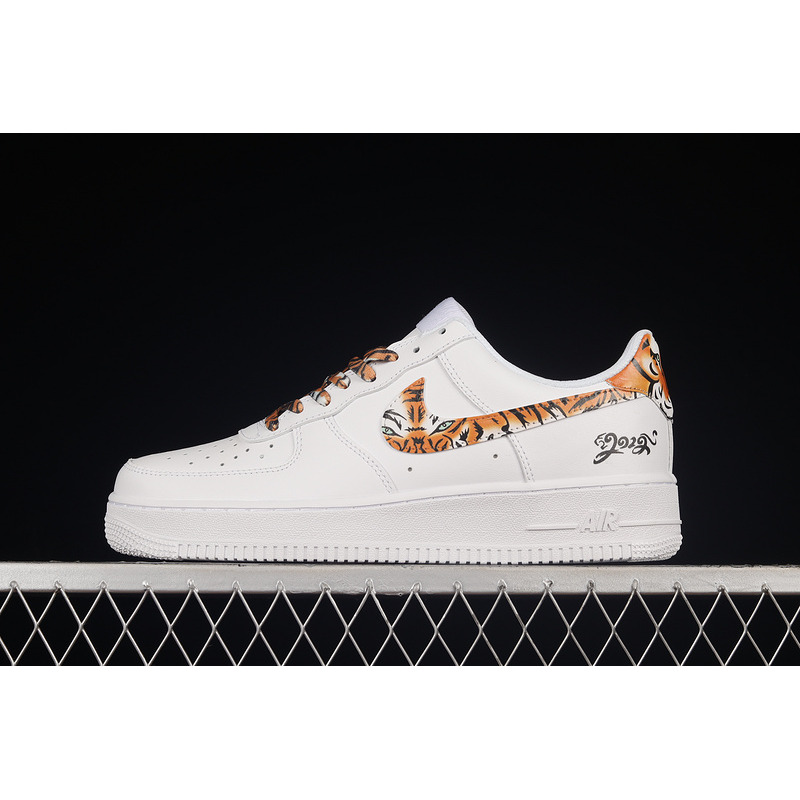 Nike Air Force 1 07 Low White Yellow Brown Tiger CZ0270-109