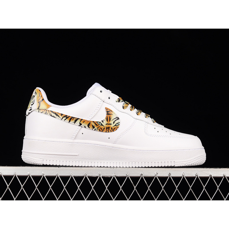 Nike Air Force 1 07 Low White Yellow Brown Tiger CZ0270-110