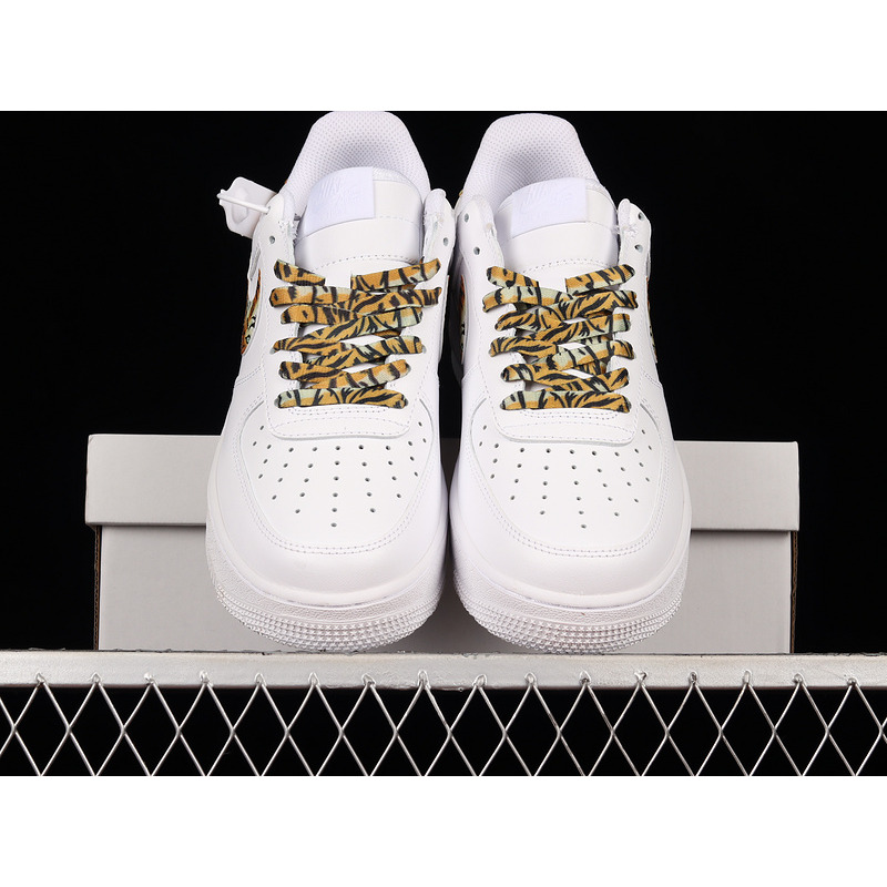 Nike Air Force 1 07 Low White Yellow Brown Tiger CZ0270-110