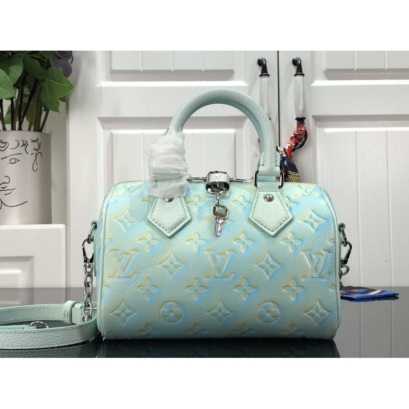 LV Speedy Bandoulière 20 Vert D''eau