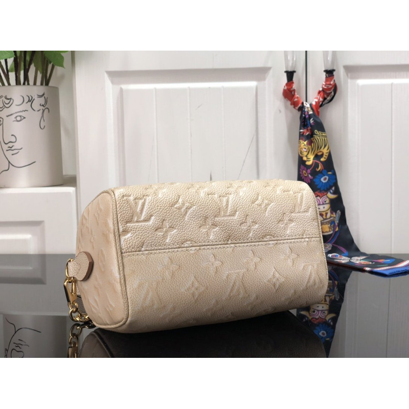 LV Speedy Bandoulière 20 Beige Clair