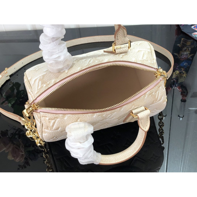 LV Speedy Bandoulière 20 Beige Clair