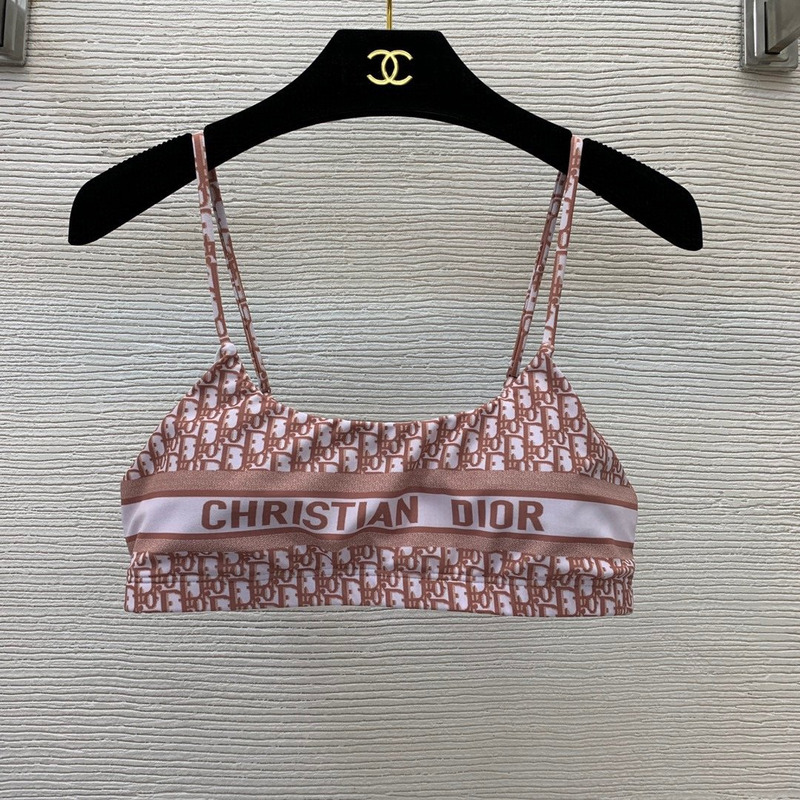 D*or printed bikini pink