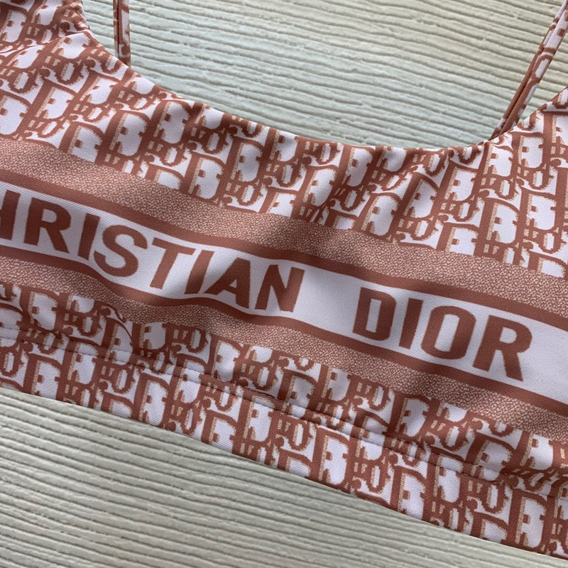 D*or printed bikini pink