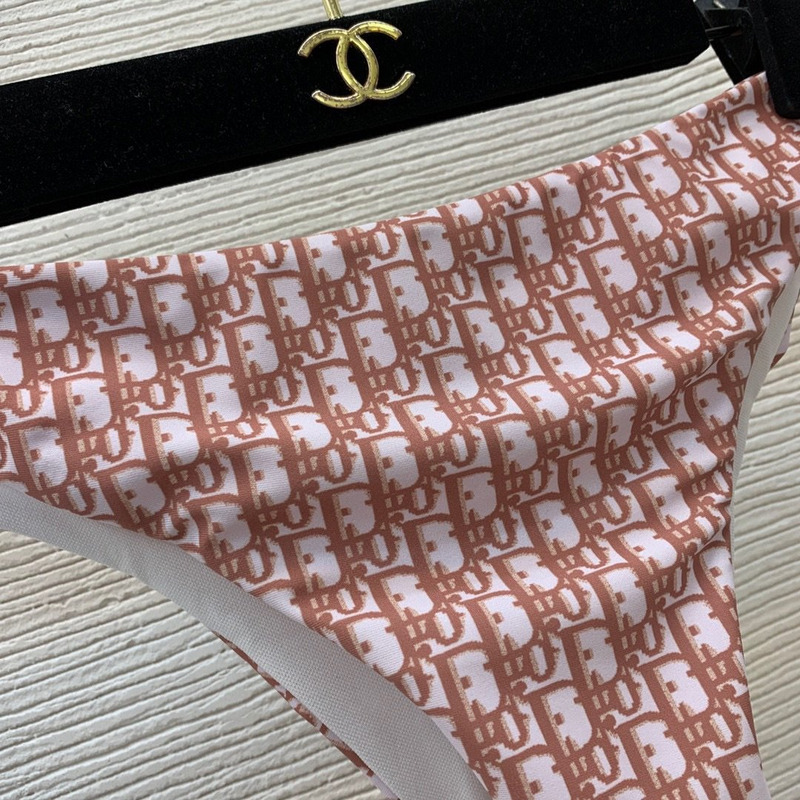 D*or printed bikini pink