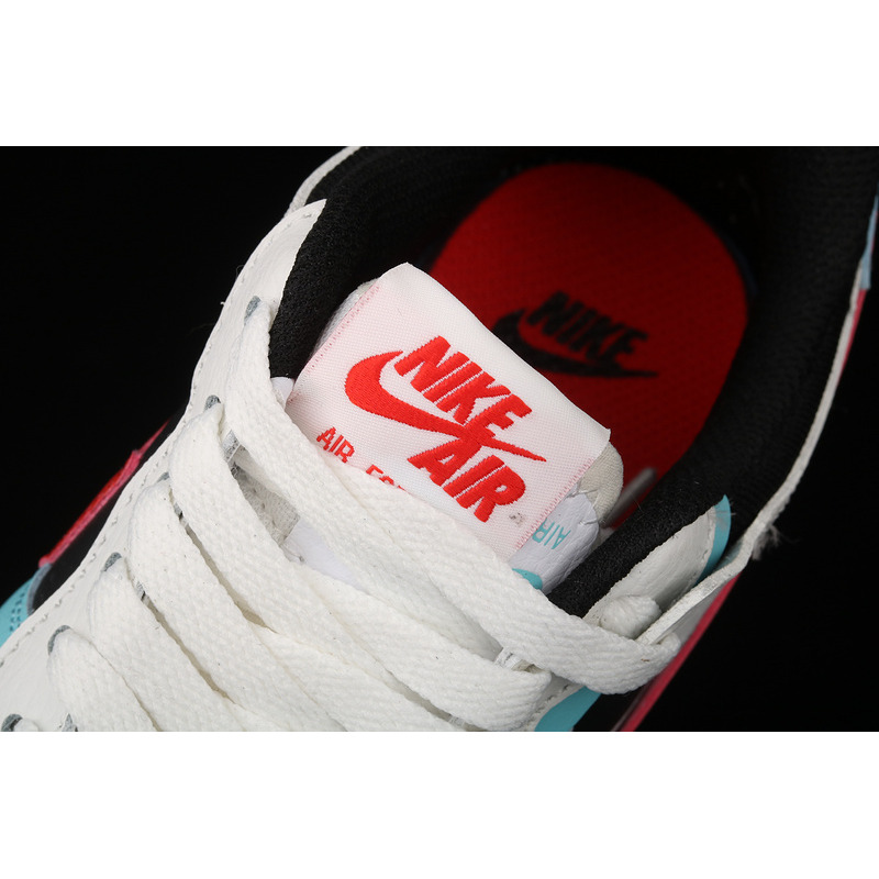 Nike Air Force 1 Shadow Bleached Aqua Chile Red DA4291-100