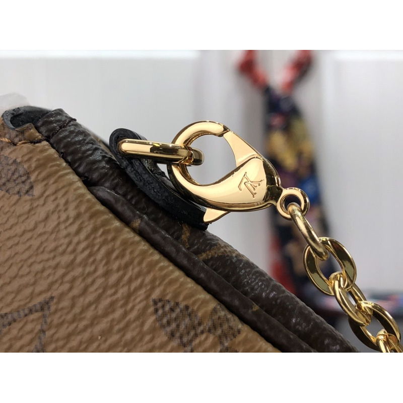 LV Metis Pochette Monogram Reverse Brown