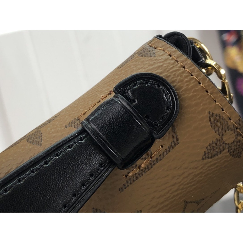 LV Metis Pochette Monogram Reverse Brown