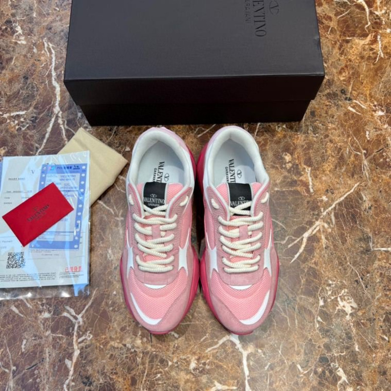 Valentino Garavani Bubbleback Sneakers Rosa Boreal