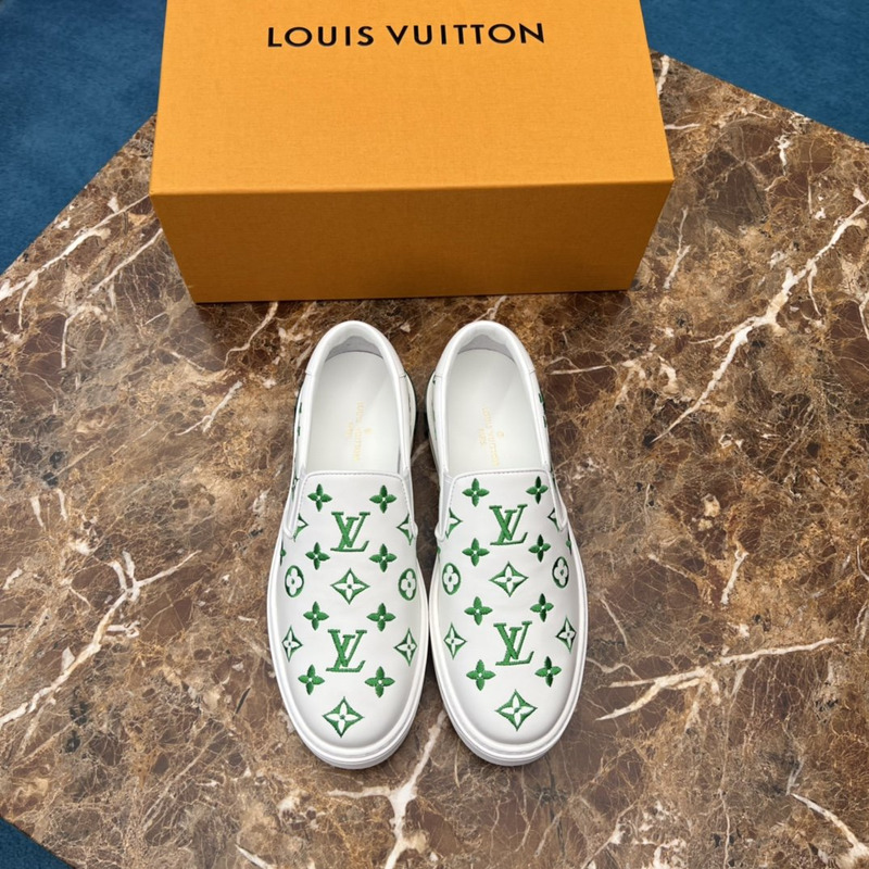 LV Men''s Loafers Green