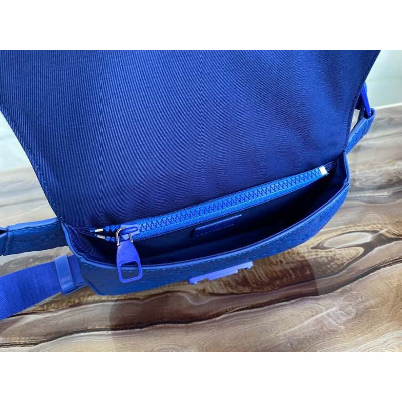 LV  S Lock Sling Bag  Blue M58486