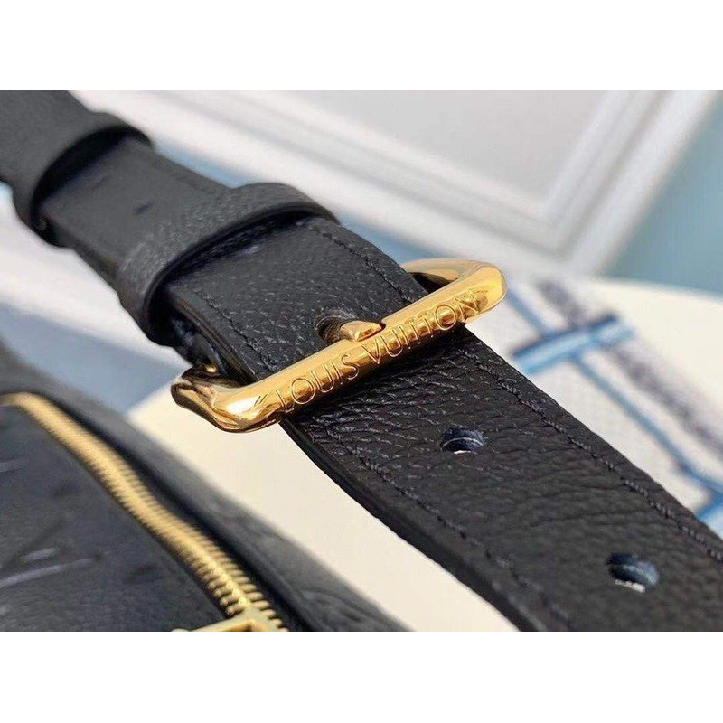 LV Monogram Empreinte Belt Bag Black M44812