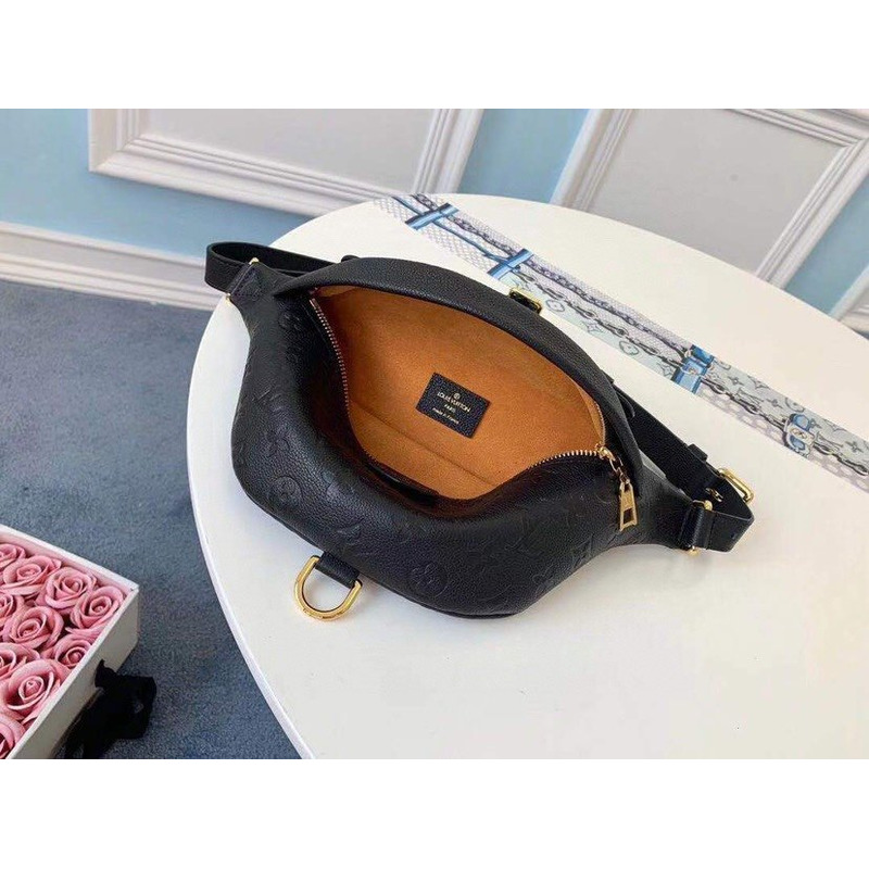 LV Monogram Empreinte Belt Bag Black M44812