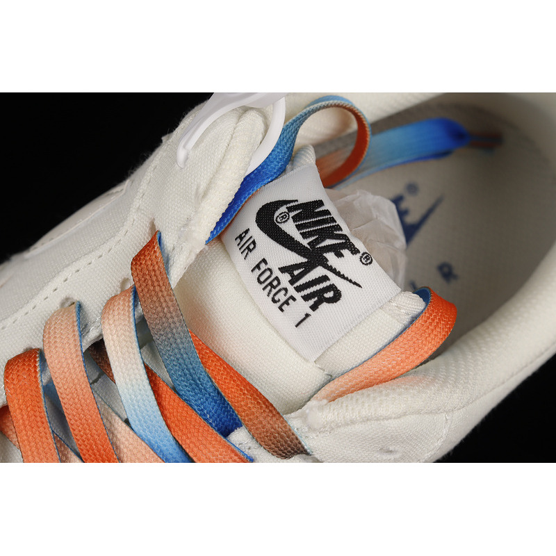 Nike Air Force 1 07 Low Beige Blue Orange NA2022-003