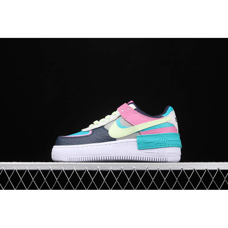 Nike Air Force 1 Low Shadow Barely Volt Oracle Aqua (W)