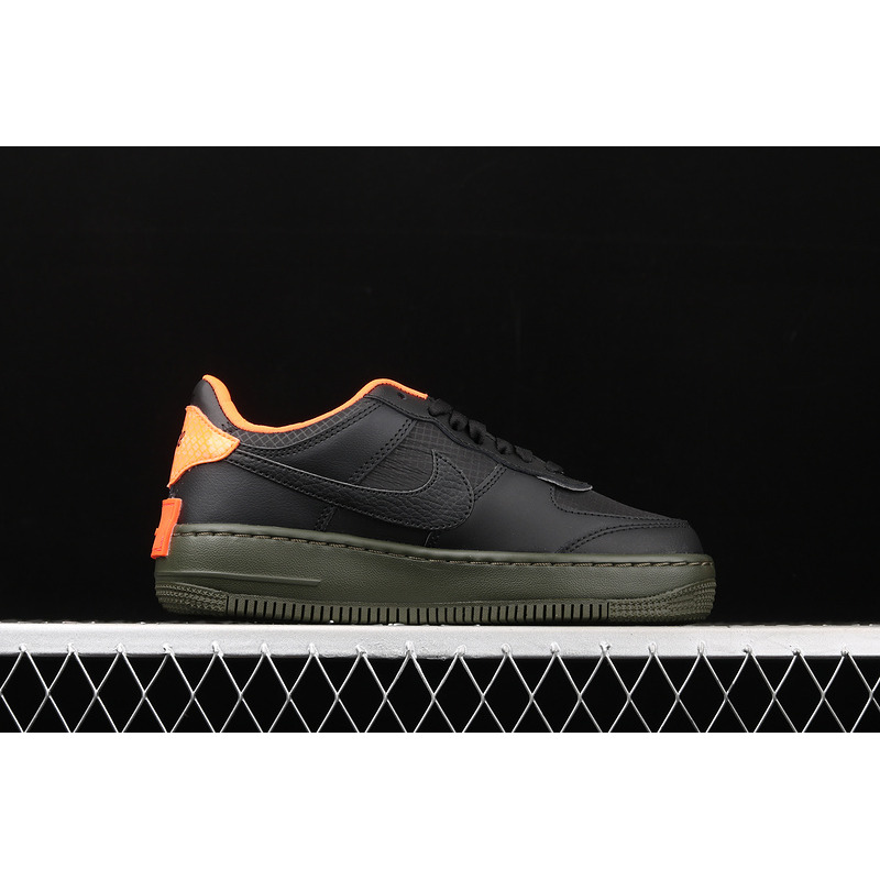 Nike Air Force 1 Low Shadow Black Hyper Crimson Cargo Khaki CQ3317-001