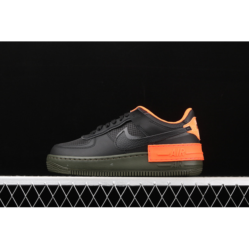 Nike Air Force 1 Low Shadow Black Hyper Crimson Cargo Khaki CQ3317-001