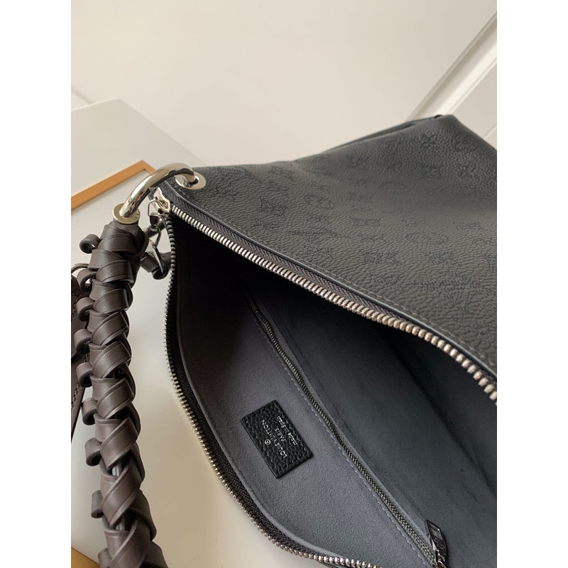 l**is V*t*n beaubourg hobo leather handbag black m56073