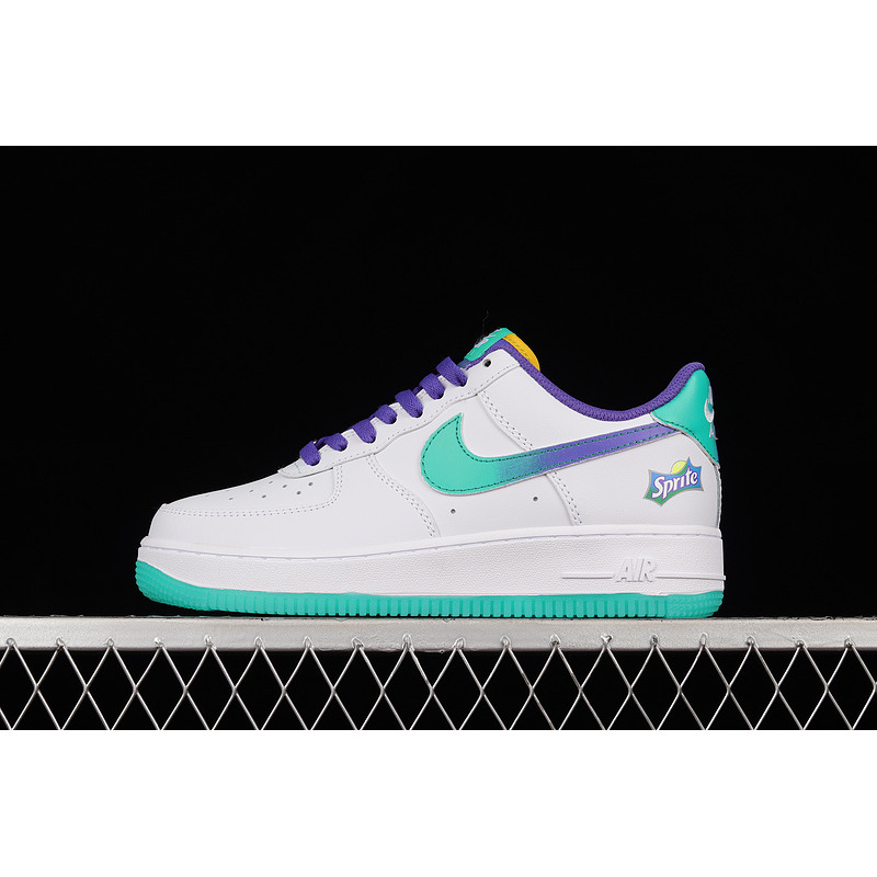 Nike Air Force 1 07 Low White Sprite Purple Green BS8873-806