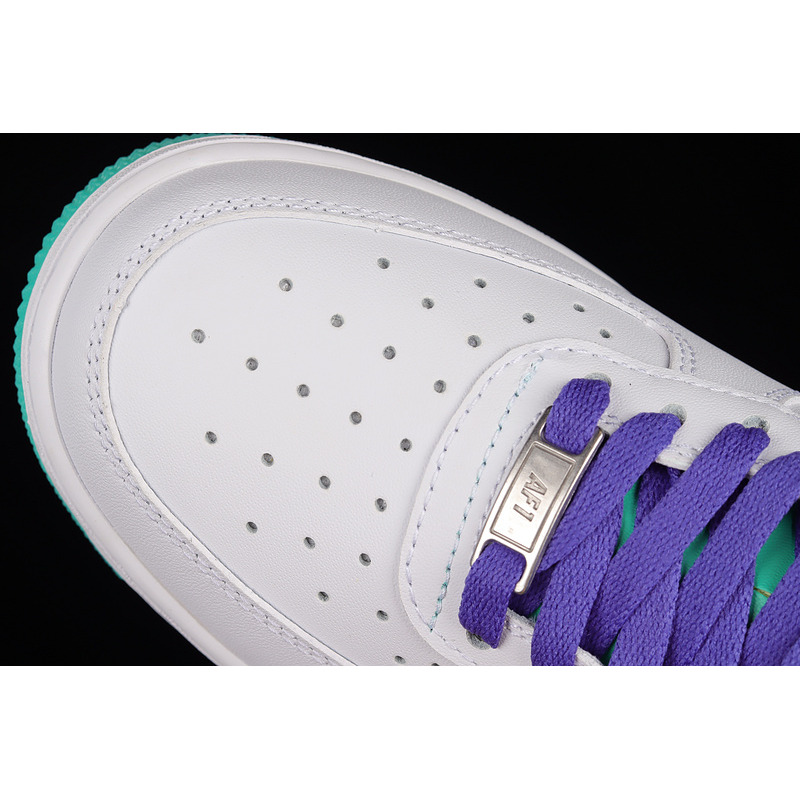 Nike Air Force 1 07 Low White Sprite Purple Green BS8873-806