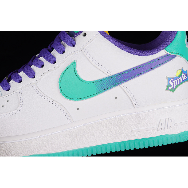 Nike Air Force 1 07 Low White Sprite Purple Green BS8873-806