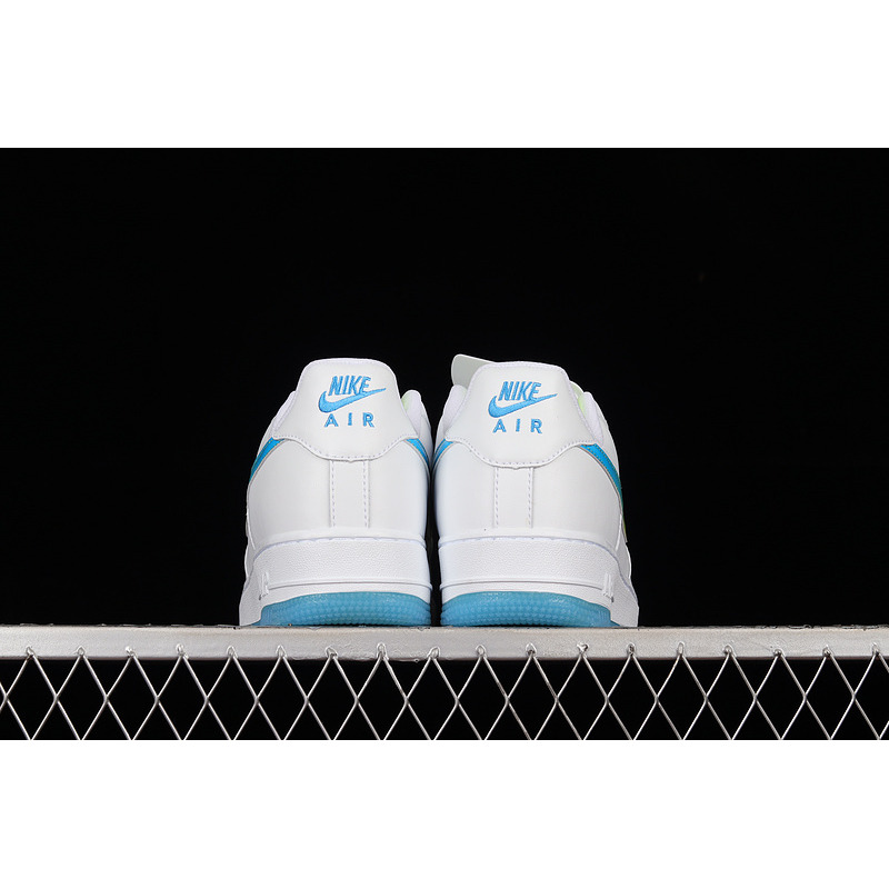 Nike Air Force 1 07 Low SU19 White Fluorescent Green Sky Blue TO1232-111