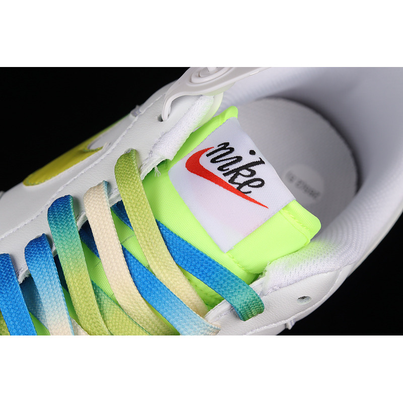 Nike Air Force 1 07 Low SU19 White Fluorescent Green Sky Blue TO1232-111