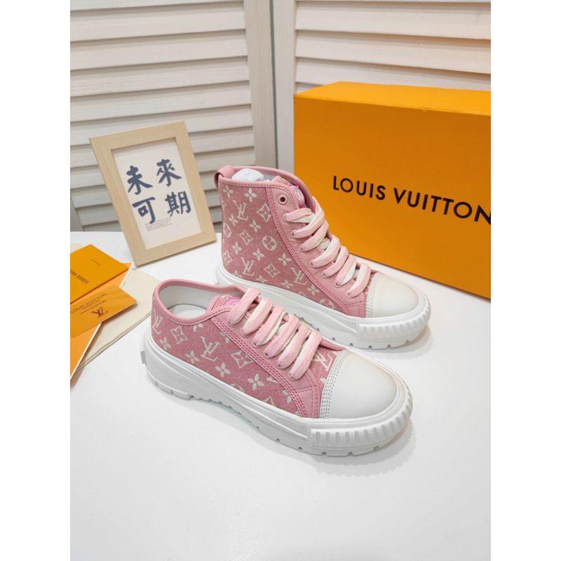 LV Squad Monogram High-Top Sneaker Pink 1A9S1I