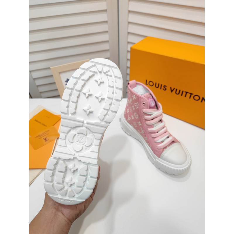 LV Squad Monogram High-Top Sneaker Pink 1A9S1I